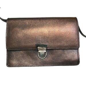 Patricia nash brown black Lanza crossbody organizer bag convertible clutch